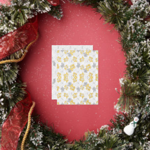 Transparent Grid Overlay – Editable PNG Texture Foil Holiday Postcard