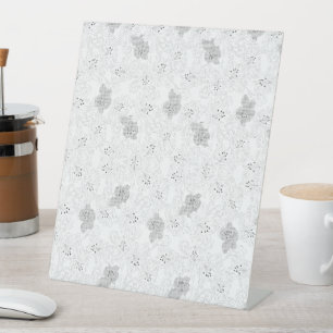 Transparent Grid Overlay – Editable PNG Texture Pedestal Sign
