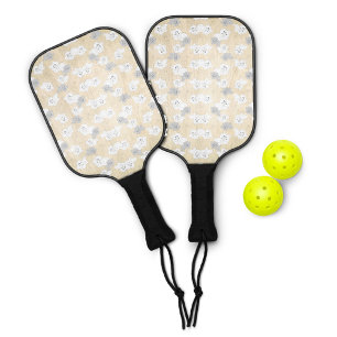 Transparent Grid Overlay – Editable PNG Texture Pickleball Paddle