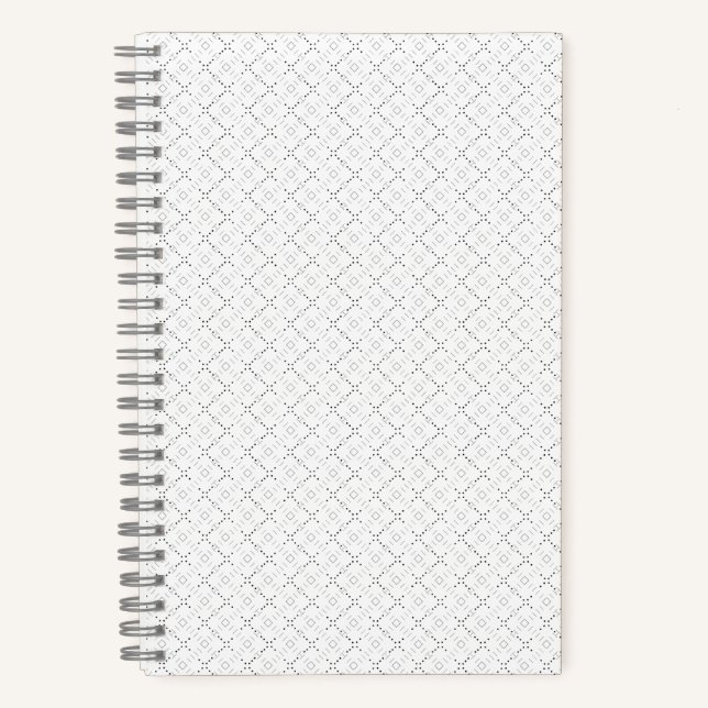 Transparent Grid PNG | Editable Texture Overlay Notebook (Front)