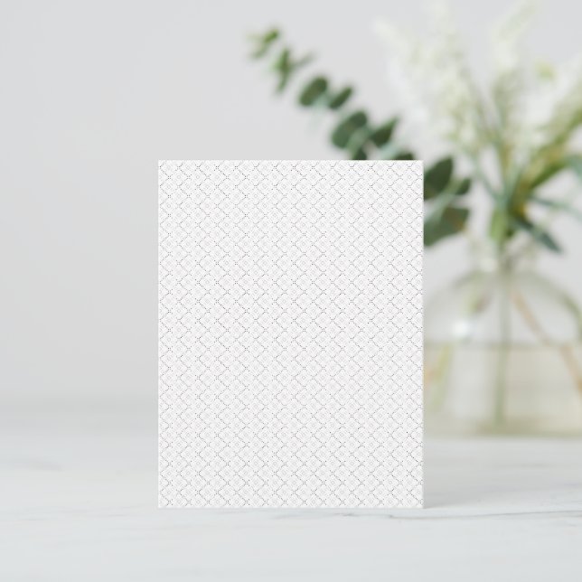 Transparent Grid PNG | Editable Texture Overlay Postcard (Standing Front)