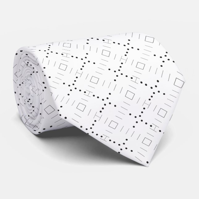 Transparent Grid PNG | Editable Texture Overlay Tie (Rolled)
