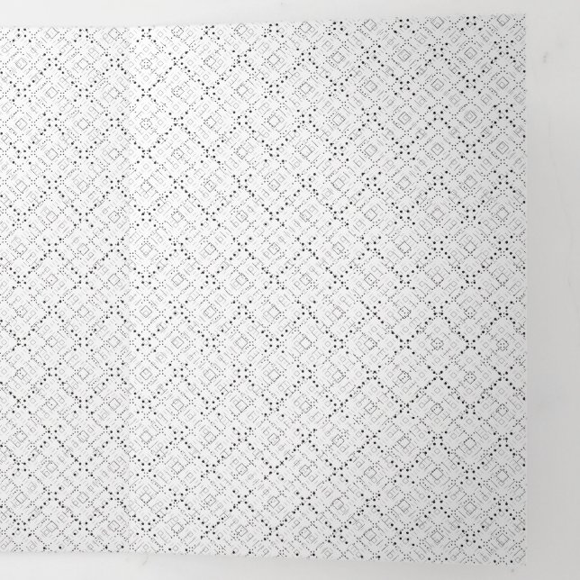 Transparent Grid PNG | Editable Texture Overlay Tri-Fold Invitation (Inside Last)