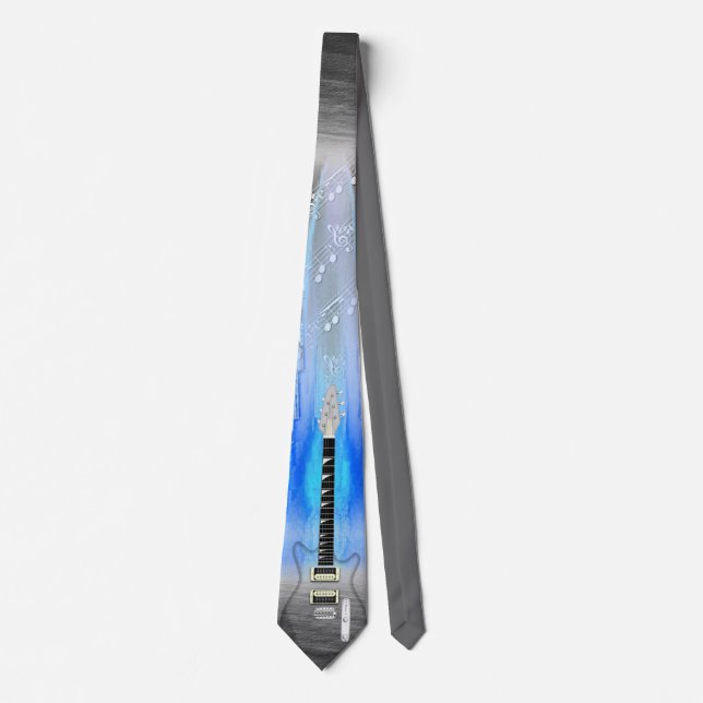 Transparent Guitar Tie (Front)