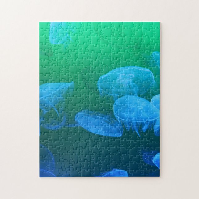Transparent Jellyfish Jigsaw Puzzle (Vertical)
