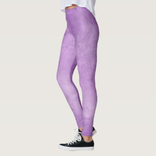 Transparent Light Purple Silk Effect Leggings