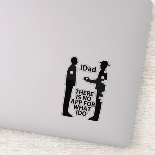 Transparent "NO APP 4 iDAD" (Detail)