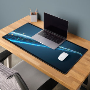 Transparent Performance Pipeline Desk Mat