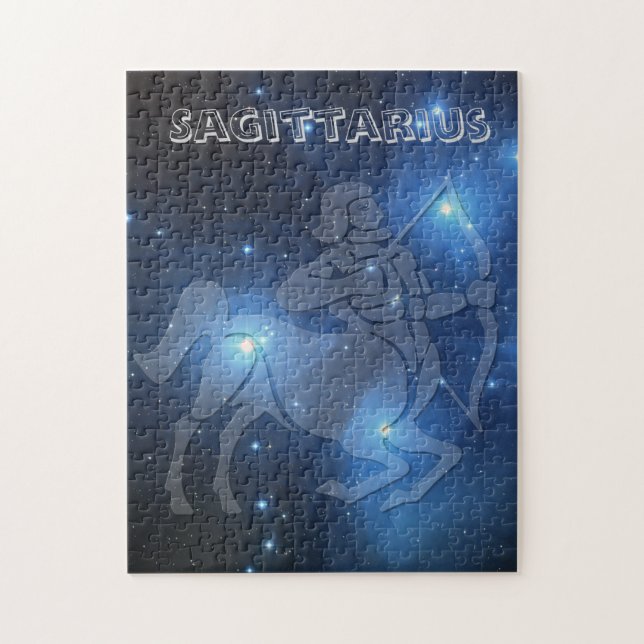 Transparent Sagittarius Jigsaw Puzzle (Vertical)