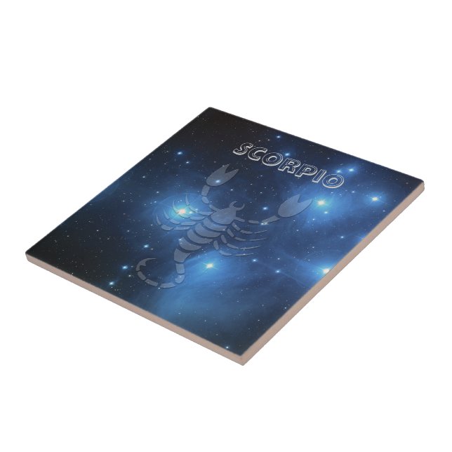 Transparent Scorpio Ceramic Tile (Side)