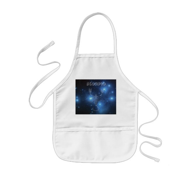 Transparent Scorpio Kids Apron (Front)