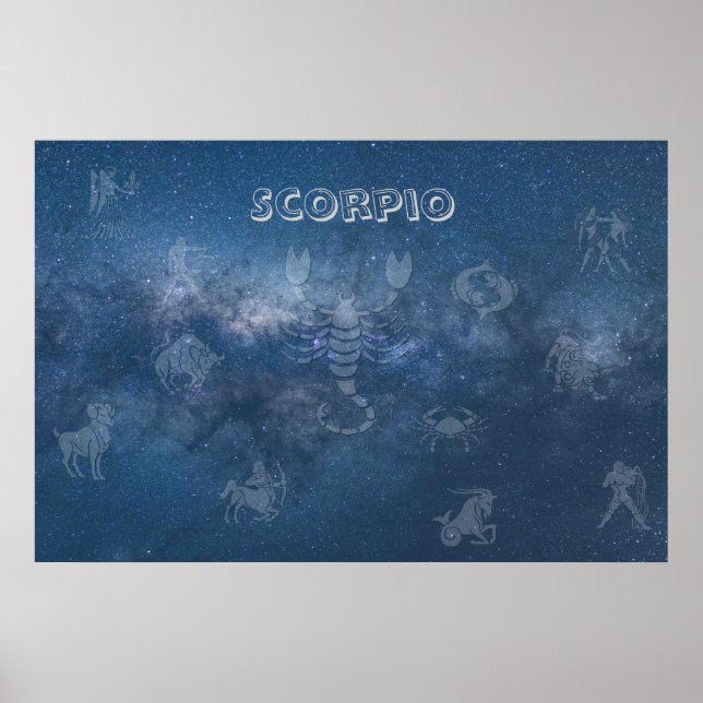 Transparent Scorpio Poster (Front)