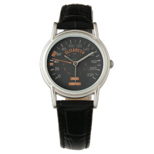 Transparent Speedometer on Dashboard Men Watches