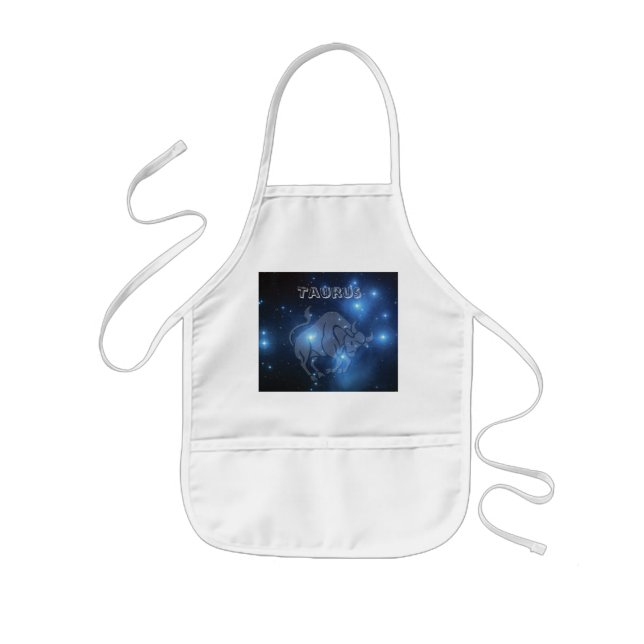 Transparent Taurus Kids Apron (Front)