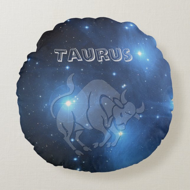 Transparent Taurus Round Cushion (Front)