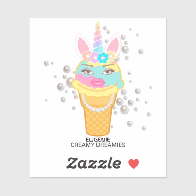 Transparent Unicorn Sticker  (Sheet)