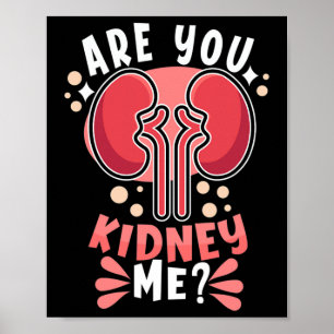Transplant Awareness Kidney Health Dialysis Tech Poster