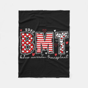 Transplant Nurse Bone Marrow Transplant Nurse Bmt Fleece Blanket