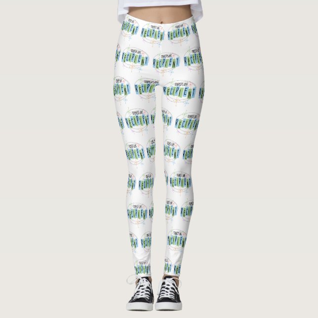 Transplant Recipient Retro Style Leggings (Front)