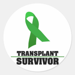 Transplant Survivor Classic Round Sticker