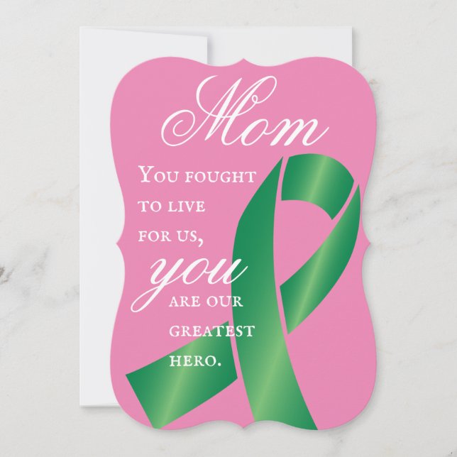 Transplant Survivor Mother's Day Custom Card (Front)