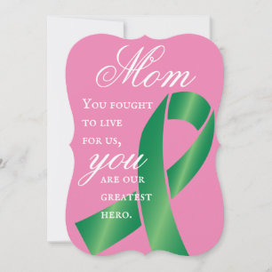 Transplant Survivor Mother's Day Custom Card
