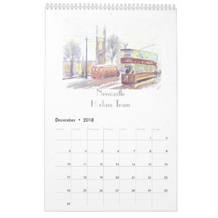 Transport Art calendar