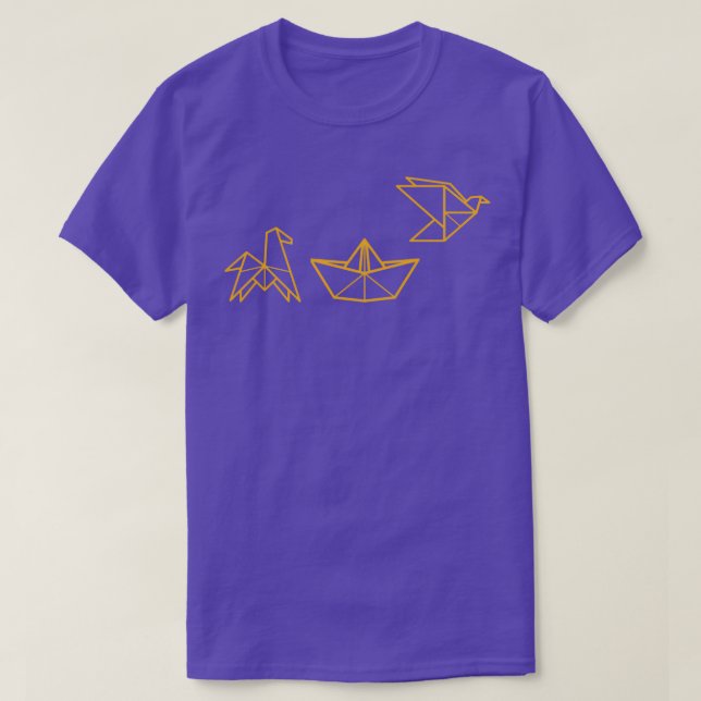 Transport Origami day design T-Shirt (Design Front)