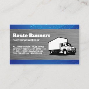Transport Trucking   Shipping Business Card