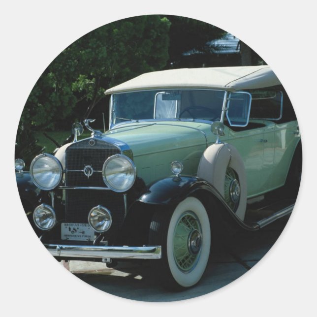 Transportation 141 classic round sticker (Front)