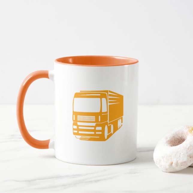 Transportation and Logistics Mug (With Donut)