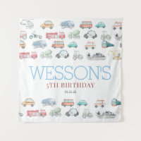 Transportation Birthday Welcome Sign