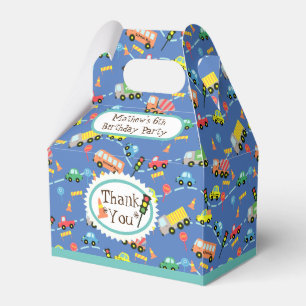 Transportation Blue Favour Box