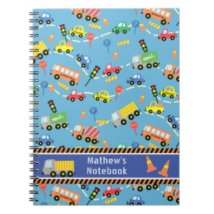 Transportation Blue.  Notebook