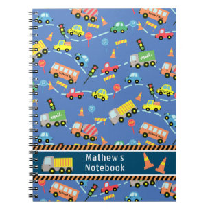 Transportation Blue.  Notebook