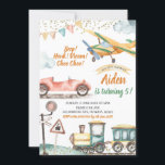 Transportation Boy Birthday Invitation<br><div class="desc">Transportation Boy Birthday Invitation</div>
