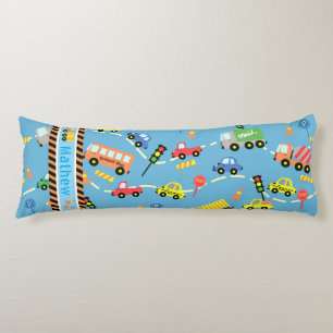 Transportation Boys blue Body Cushion