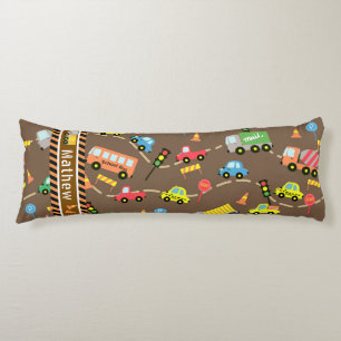 Transportation Boys Brown Body Cushion