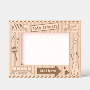 Transportation Boys Etched Frames