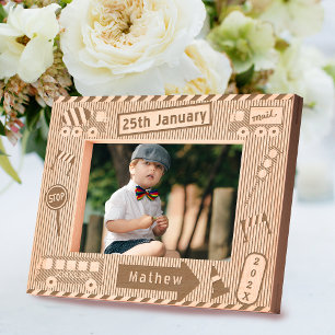 Transportation Boys Etched Frames