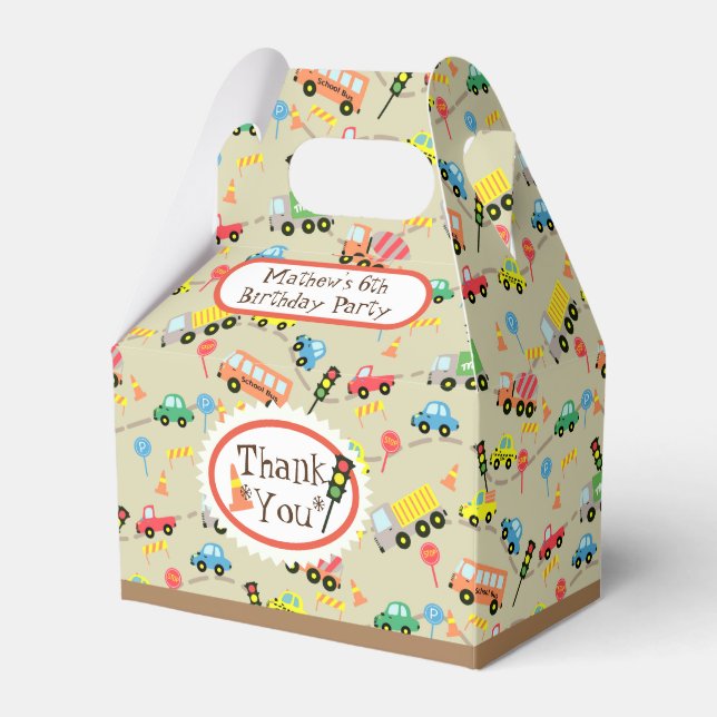 Transportation Brown Favour Box (Front Side)