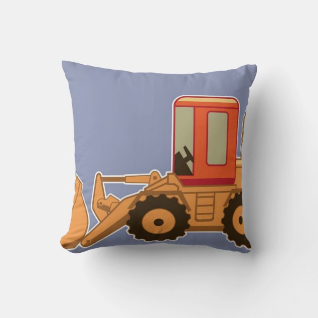 Transportation Heavy Equipment Payloader - Blue Cushion (Front)