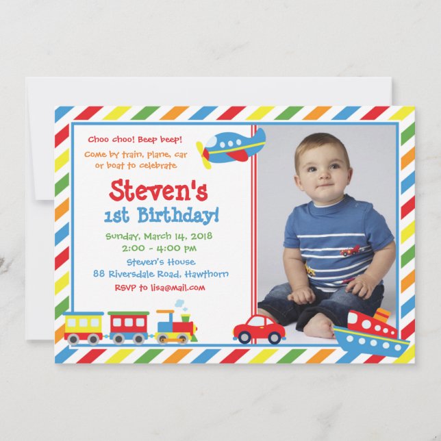 Transportation Invitation / Transportation Invite (Front)