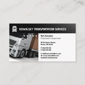 Transportation & Logistic | Truck Business Card