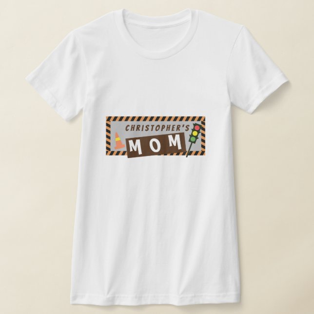 Transportation Mum T-Shirt (Laydown)