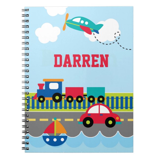 Transportation Notebook (Front)