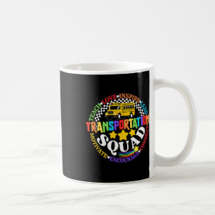 Transportation Squad Back To School Bus Driver Mon Coffee Mug