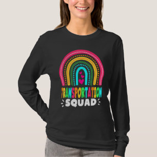 Transportation Squad Back To School Bus Driver Mon T-Shirt