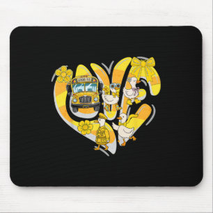 Transportation Squad Silly Goose Bus Aide Back To Mouse Pad