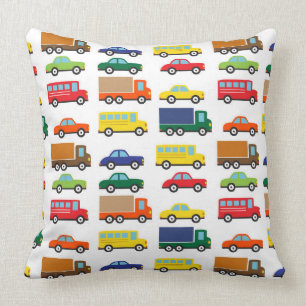 Transportation Vehicles Cute Kids Cushion